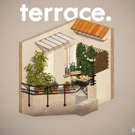 Studio Terrasse Privee 5 Min To Eiffel Tower Paříž Exteriér fotografie